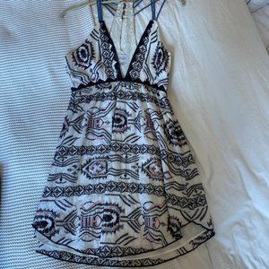 Saylor White Mini Dress